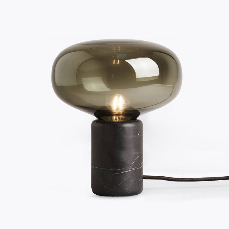 Rova Industriële tafellamp van marmer