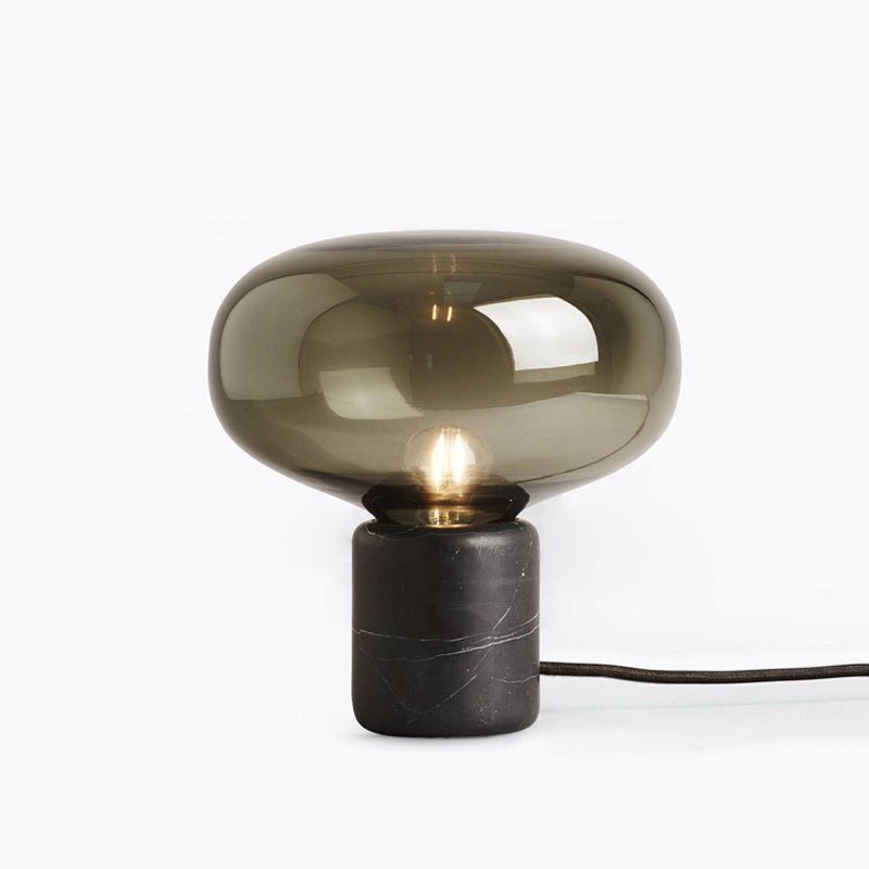 Rova Industriële tafellamp van marmer