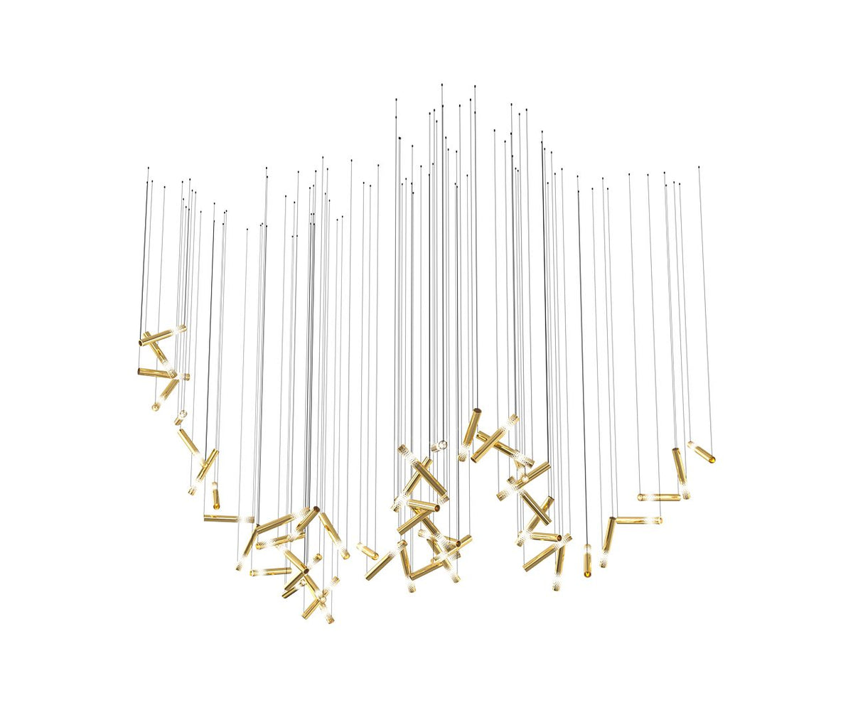 Rivinian Orchestral Cascade Kroonluchter