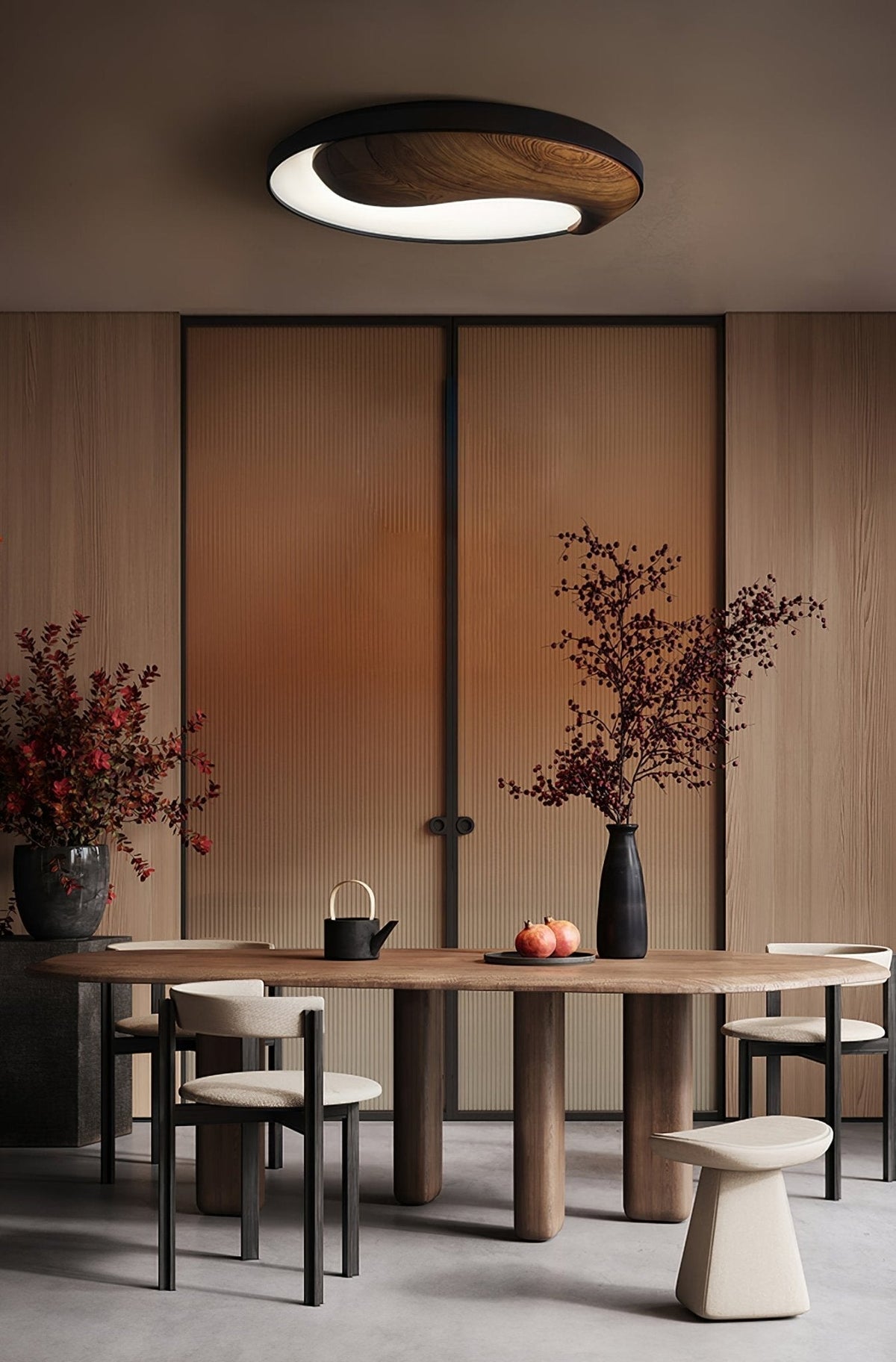 Ivelor moderne minimalistische plafondlamp van hout