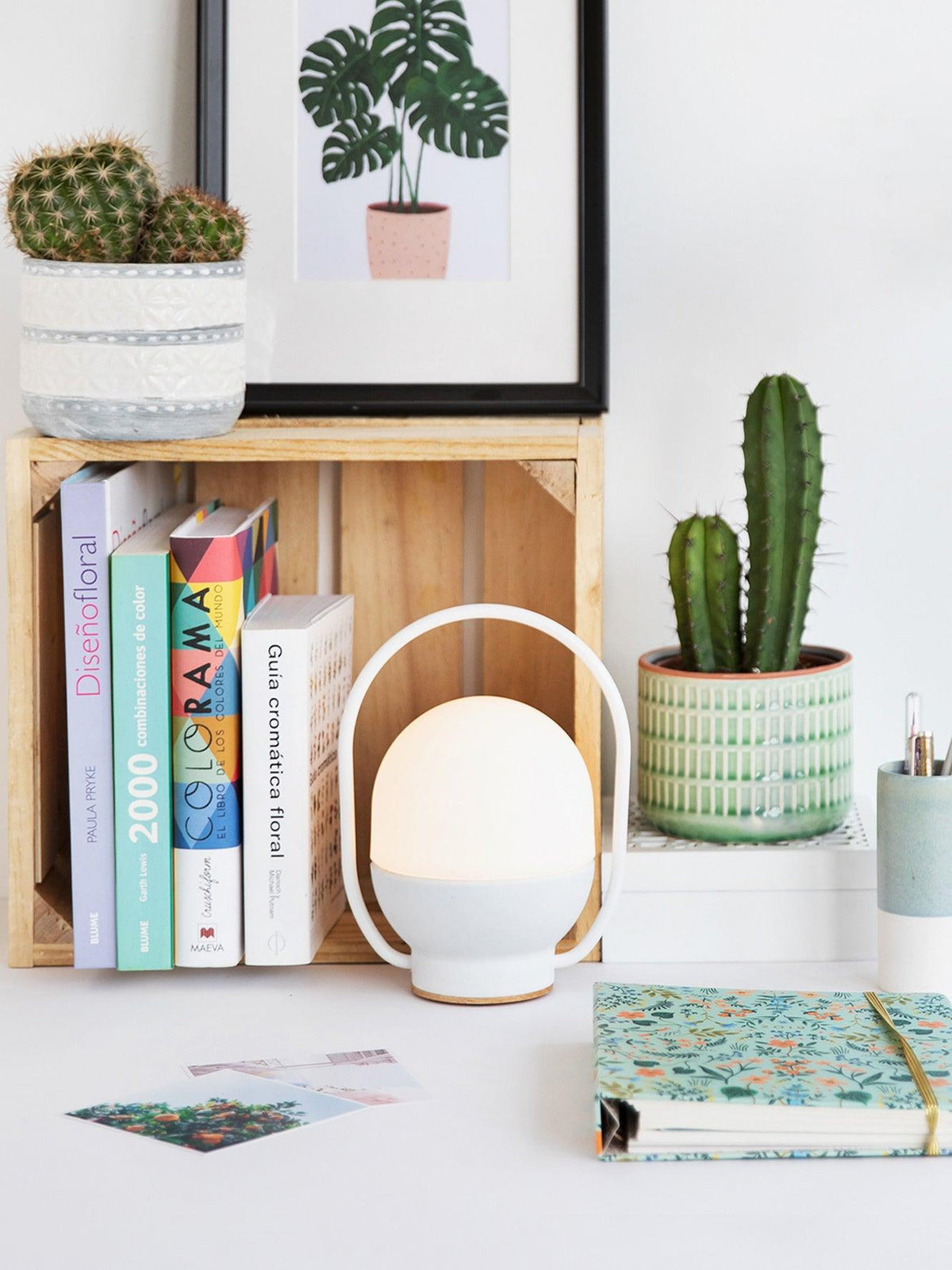 Orb Moderne tafellamp van glas