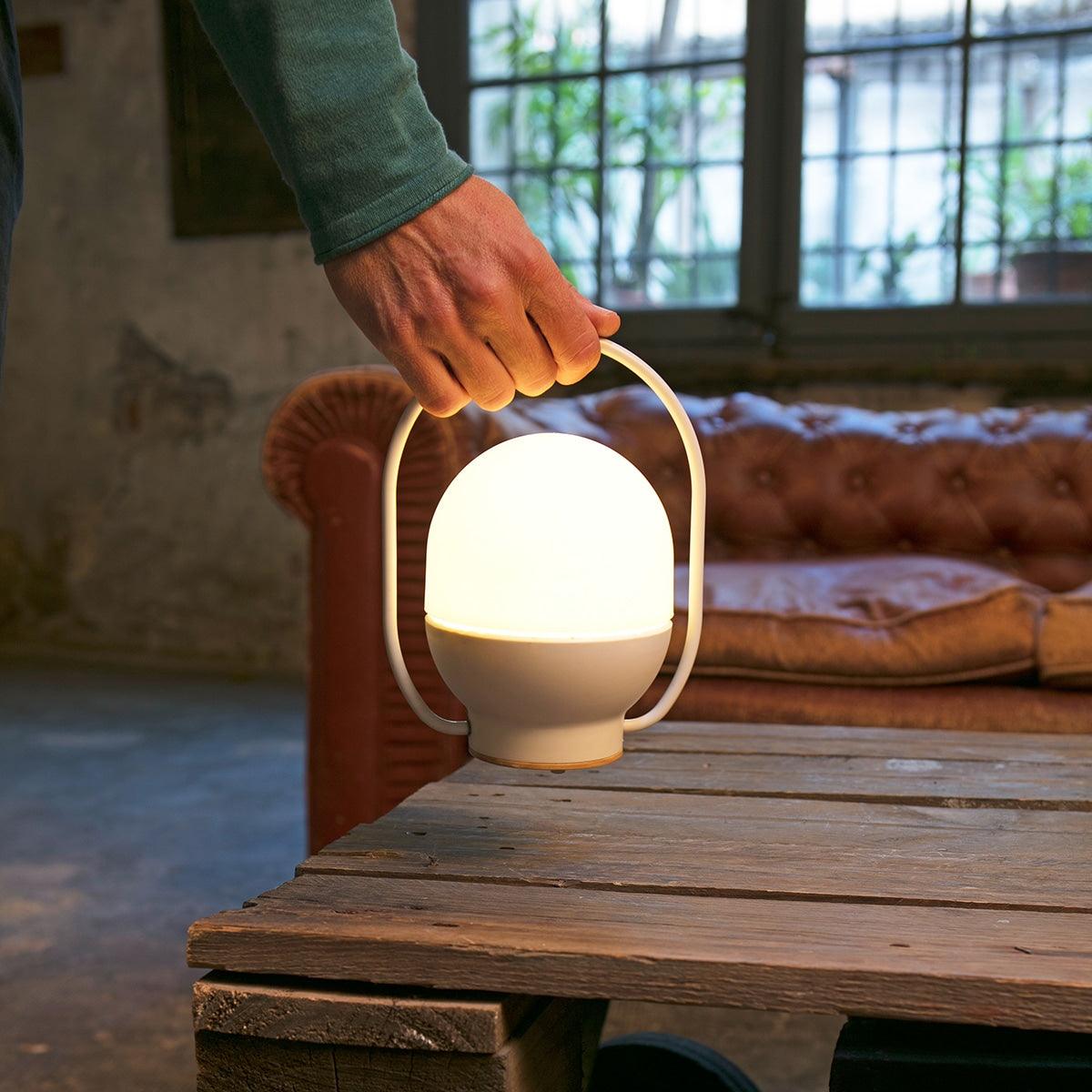 Orb Moderne tafellamp van glas
