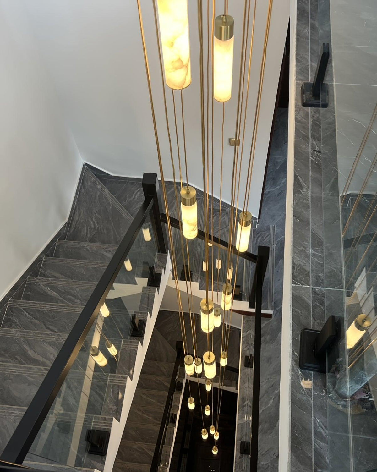 Rin Cylinder albasten hanglamp