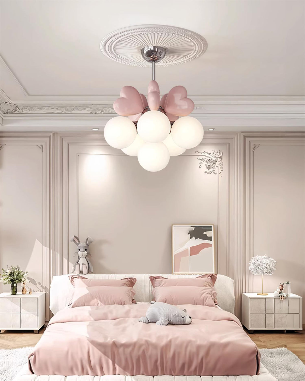 Kroonluchter Heart Accents bollen Shades Speels Modern Kinderkamer