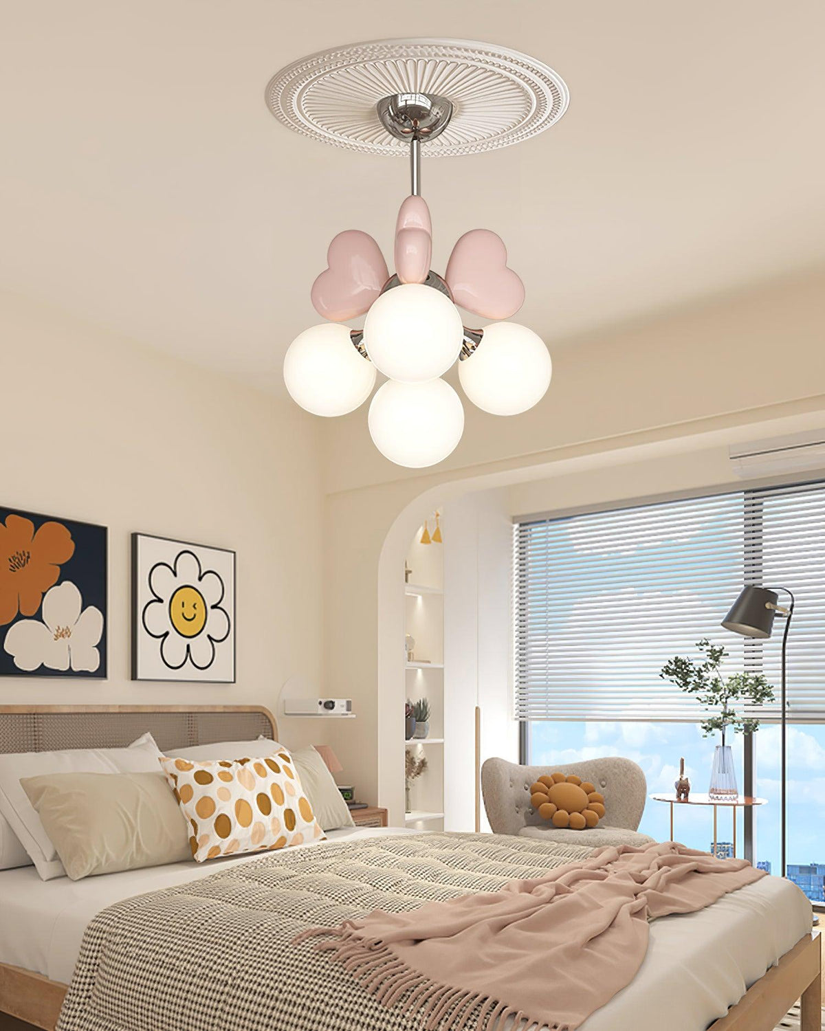 Kroonluchter Heart Accents bollen Shades Speels Modern Kinderkamer