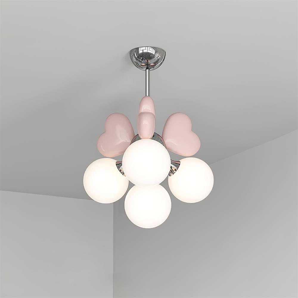 Kroonluchter Heart Accents bollen Shades Speels Modern Kinderkamer