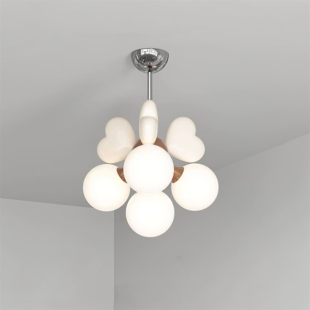 Kroonluchter Heart Accents bollen Shades Speels Modern Kinderkamer