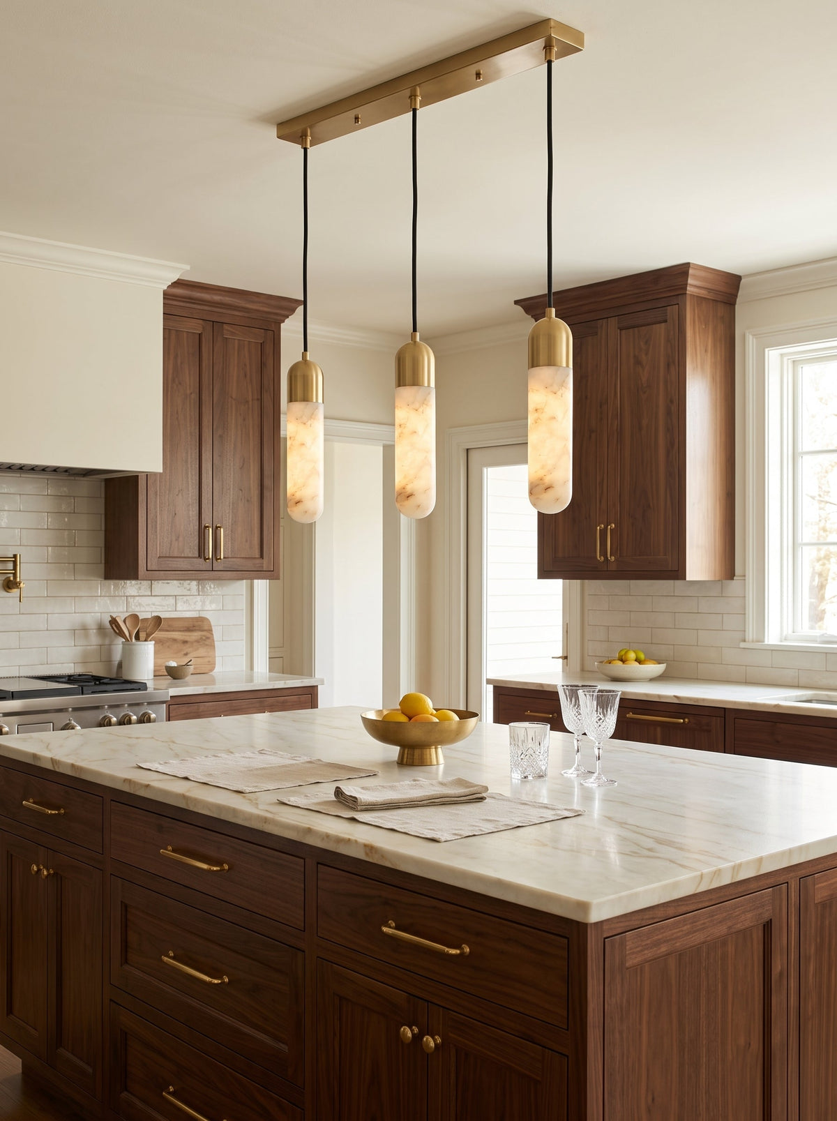 Loxcombe Albasten hanglamp