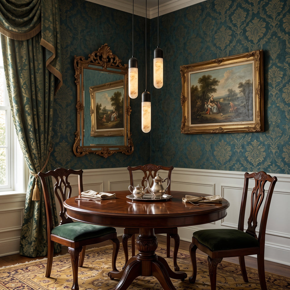 Loxcombe Albasten hanglamp