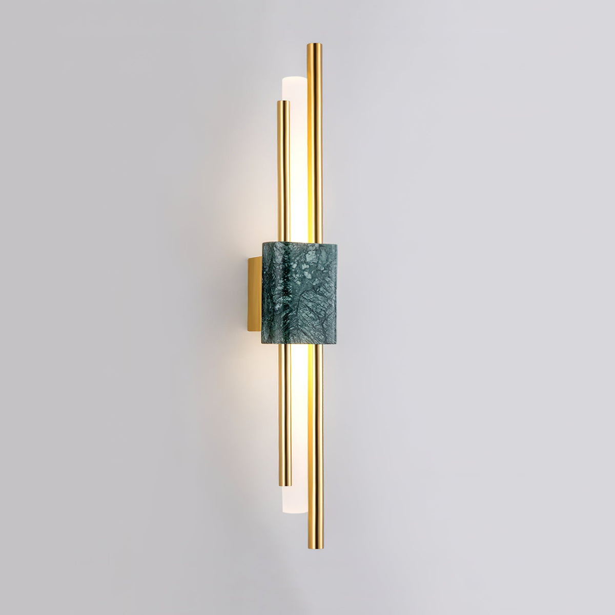 Evely Premium Noordse kunst wandlamp met marmer, met stekker