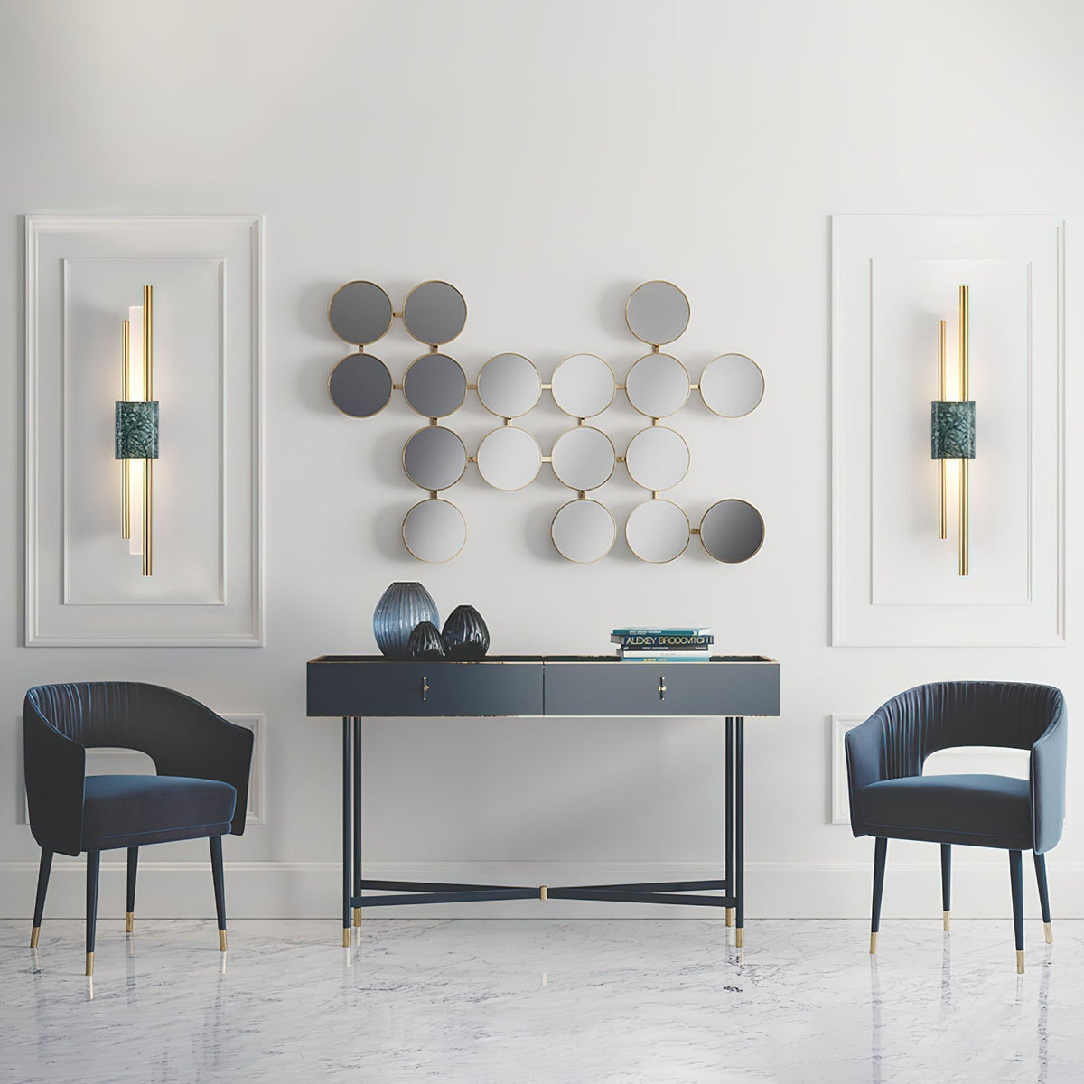 Mirenol Premium Noordse kunst Marmer wandlamp