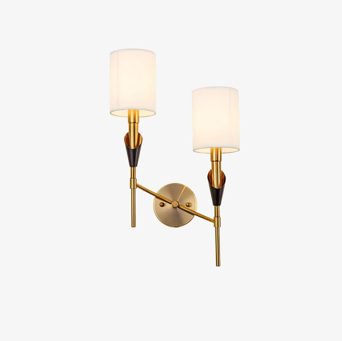 Eurzorira wandlamp met stoffen kap