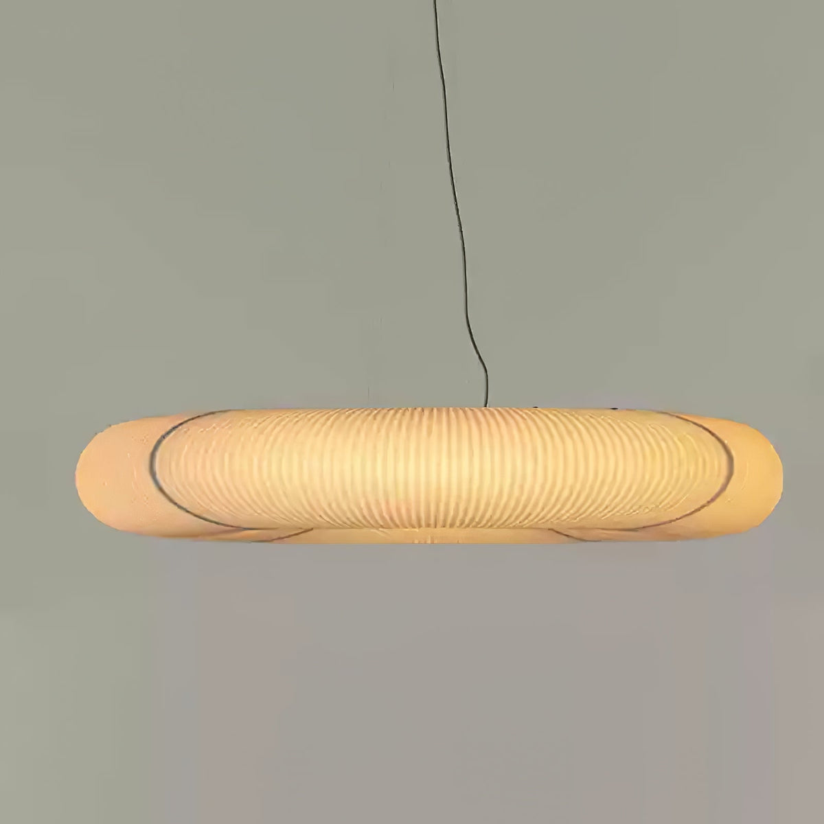 Oren moderne minimalistische hanglamp van natuurlijke mulberry zijde