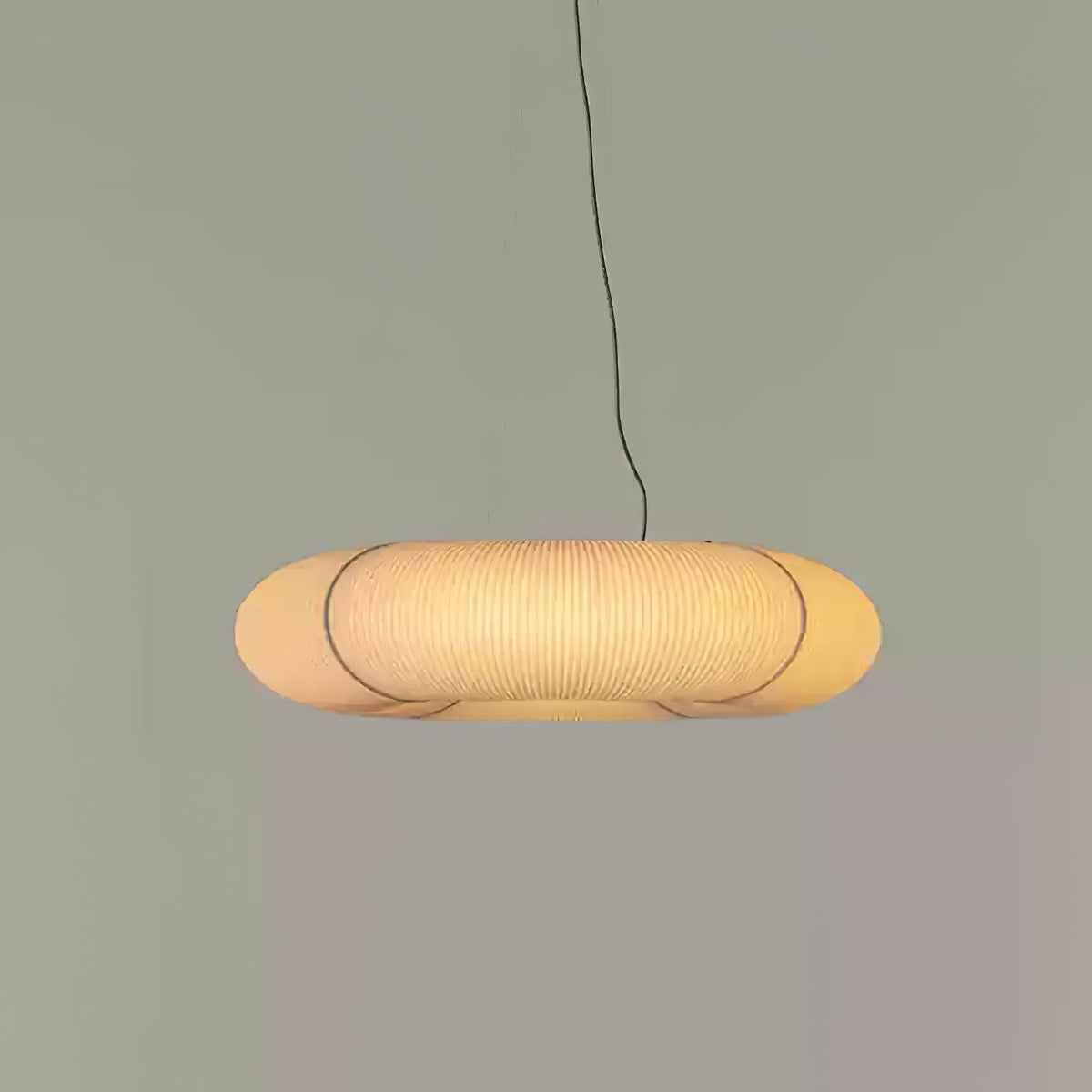 Oren moderne minimalistische hanglamp van natuurlijke mulberry zijde