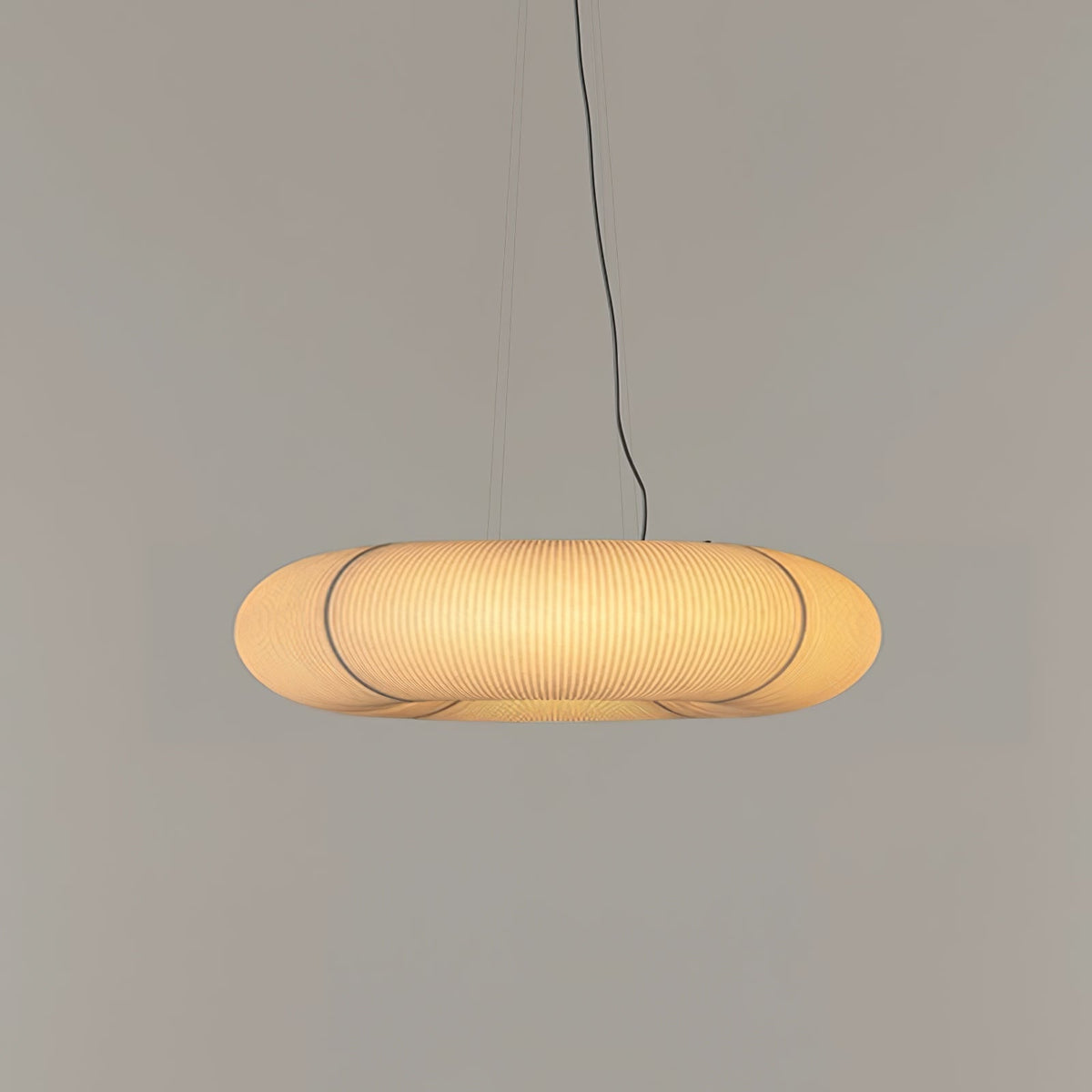 Oren moderne minimalistische hanglamp van natuurlijke mulberry zijde