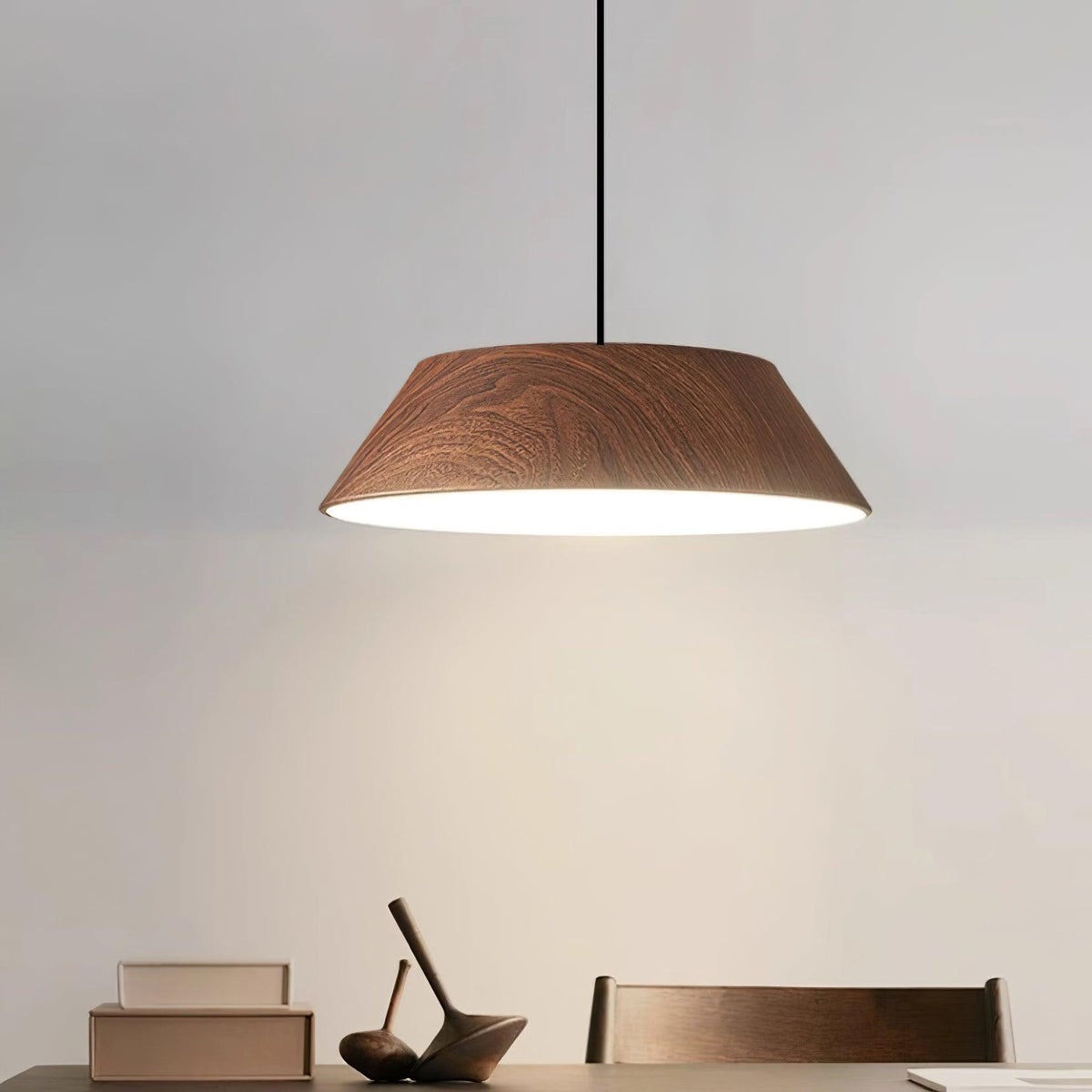 Novain hanglamp met houtnerf