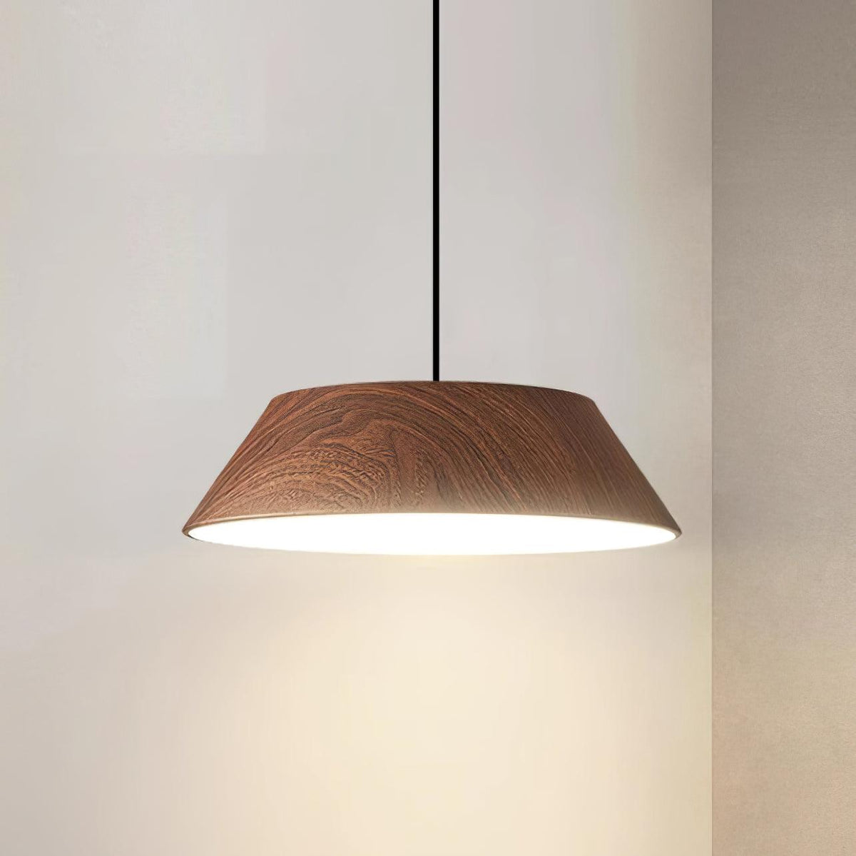Novain hanglamp met houtnerf