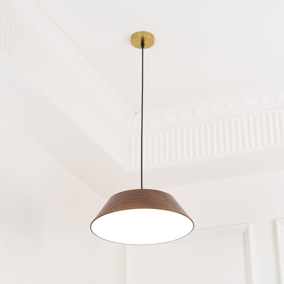 Novain hanglamp met houtnerf