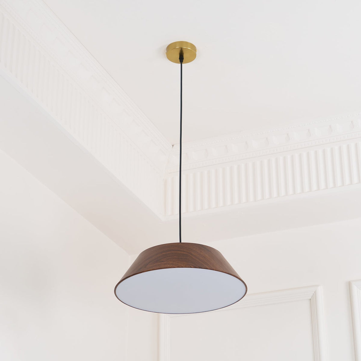 Novain hanglamp met houtnerf