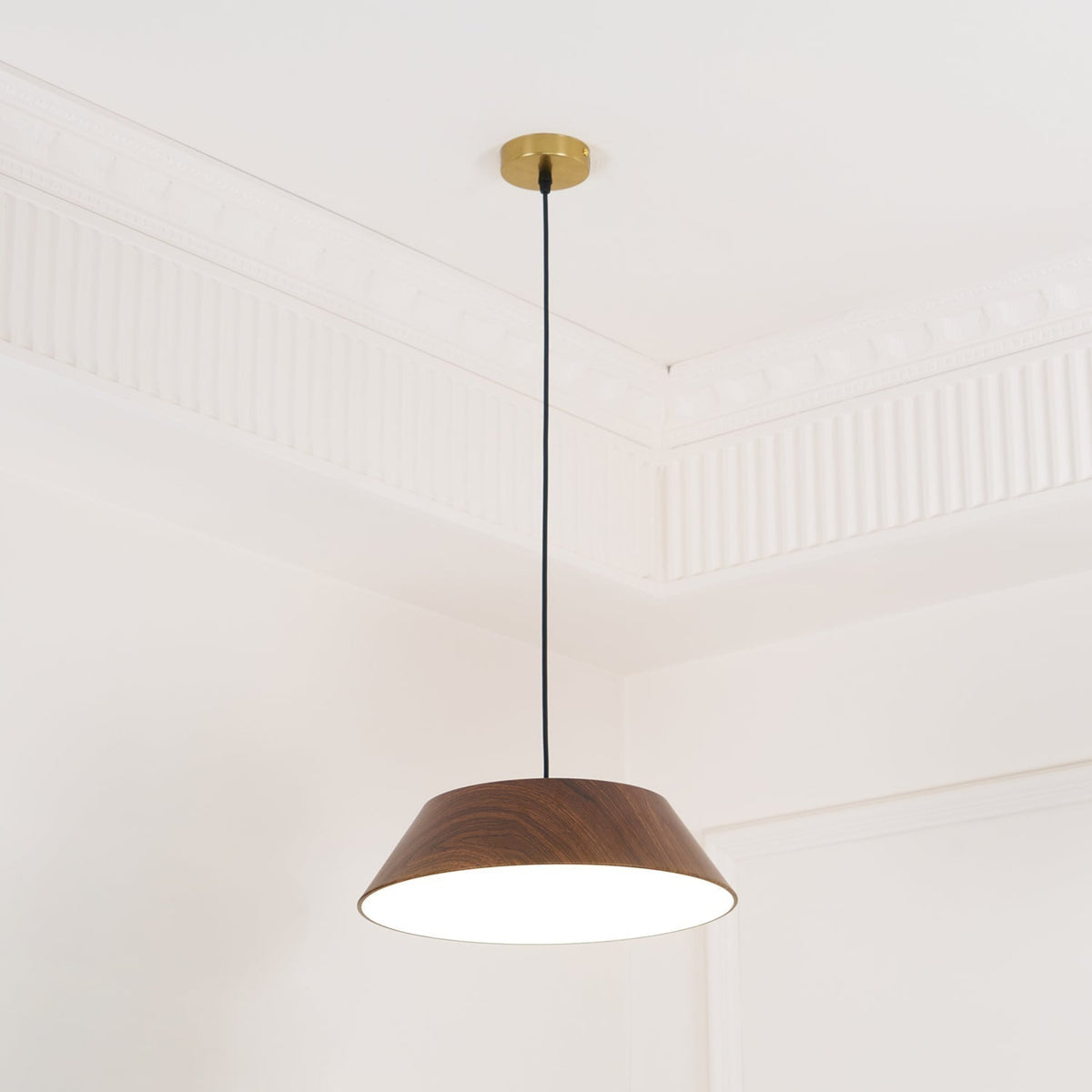 Novain hanglamp met houtnerf