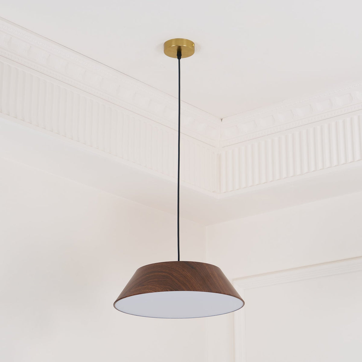 Novain hanglamp met houtnerf