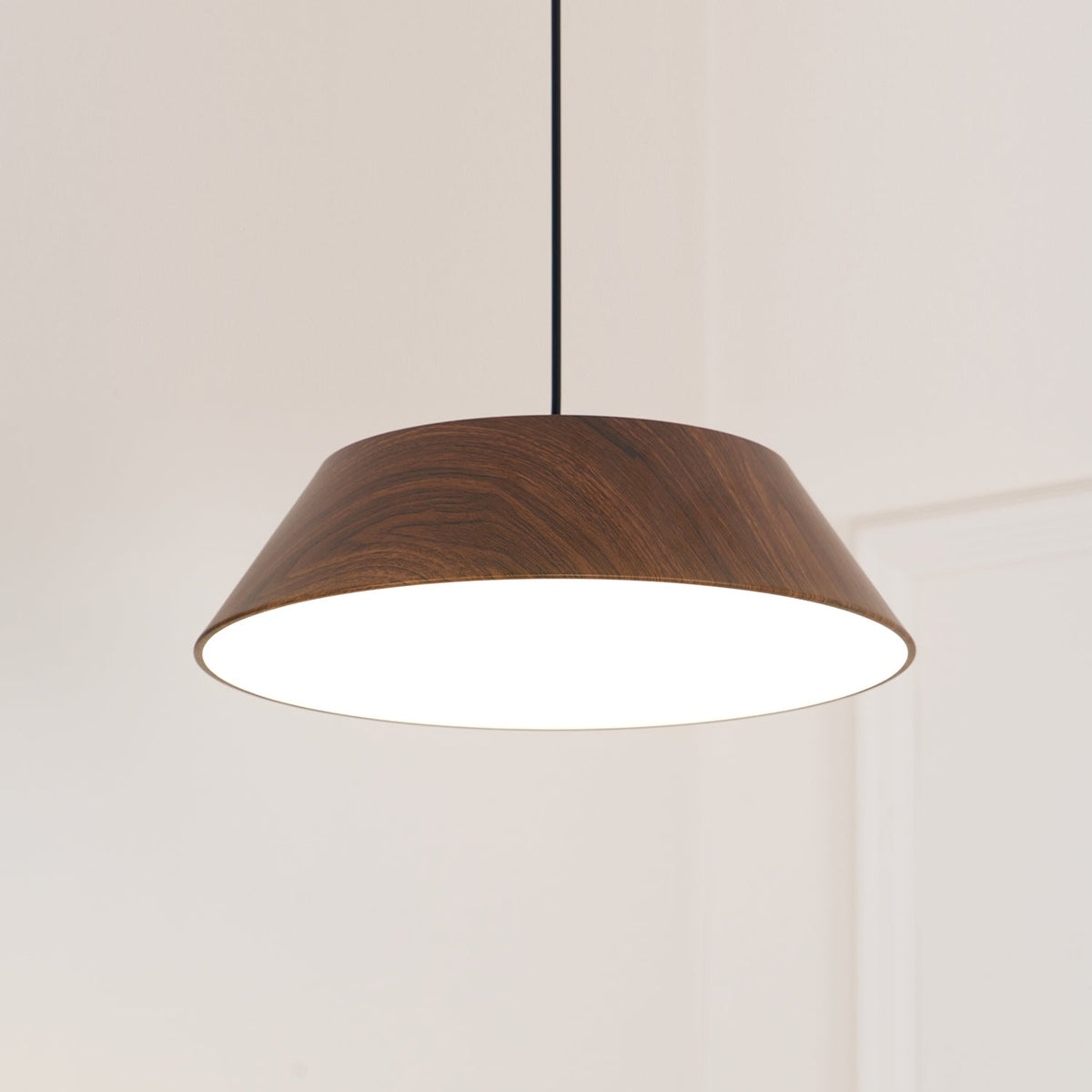 Novain hanglamp met houtnerf