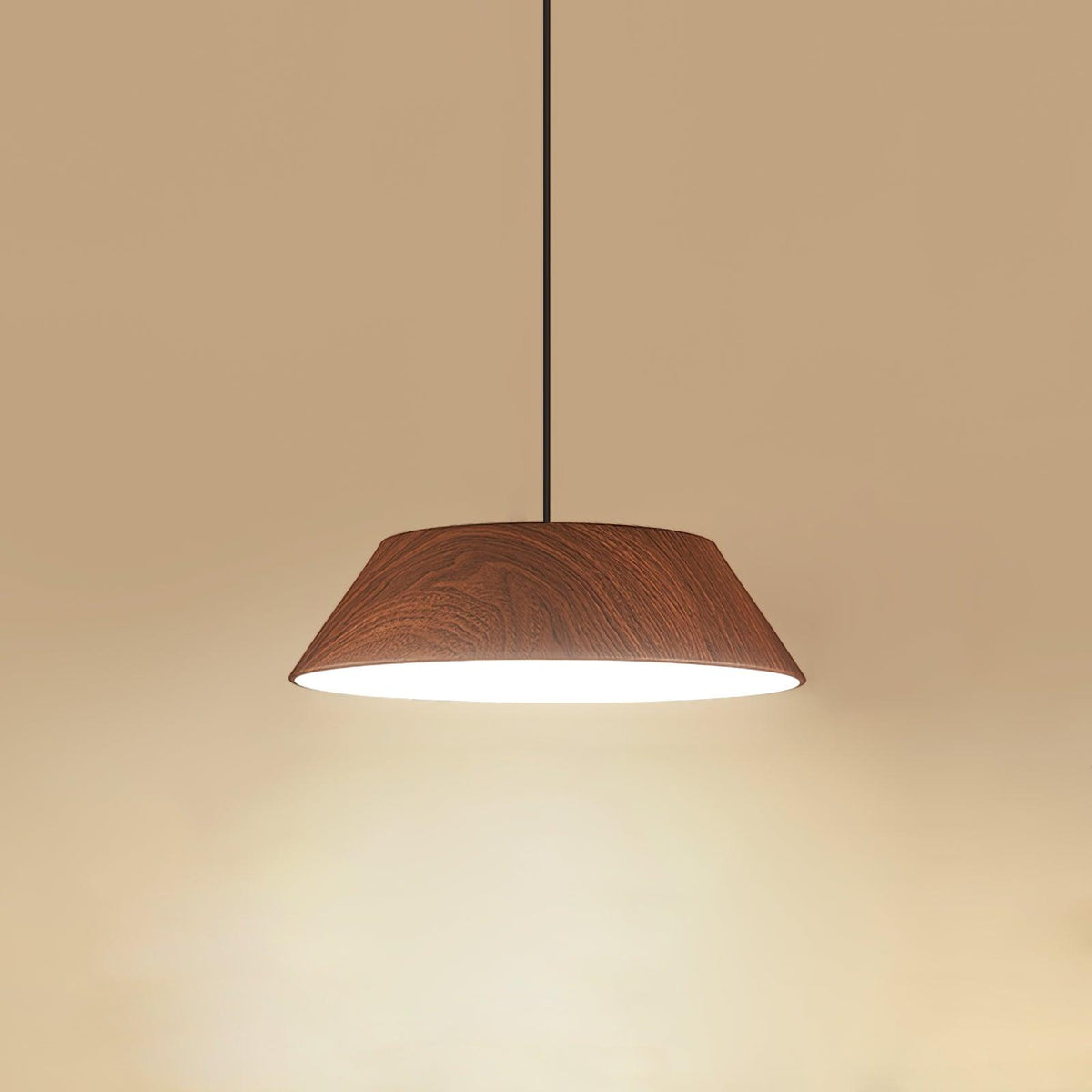 Novain hanglamp met houtnerf