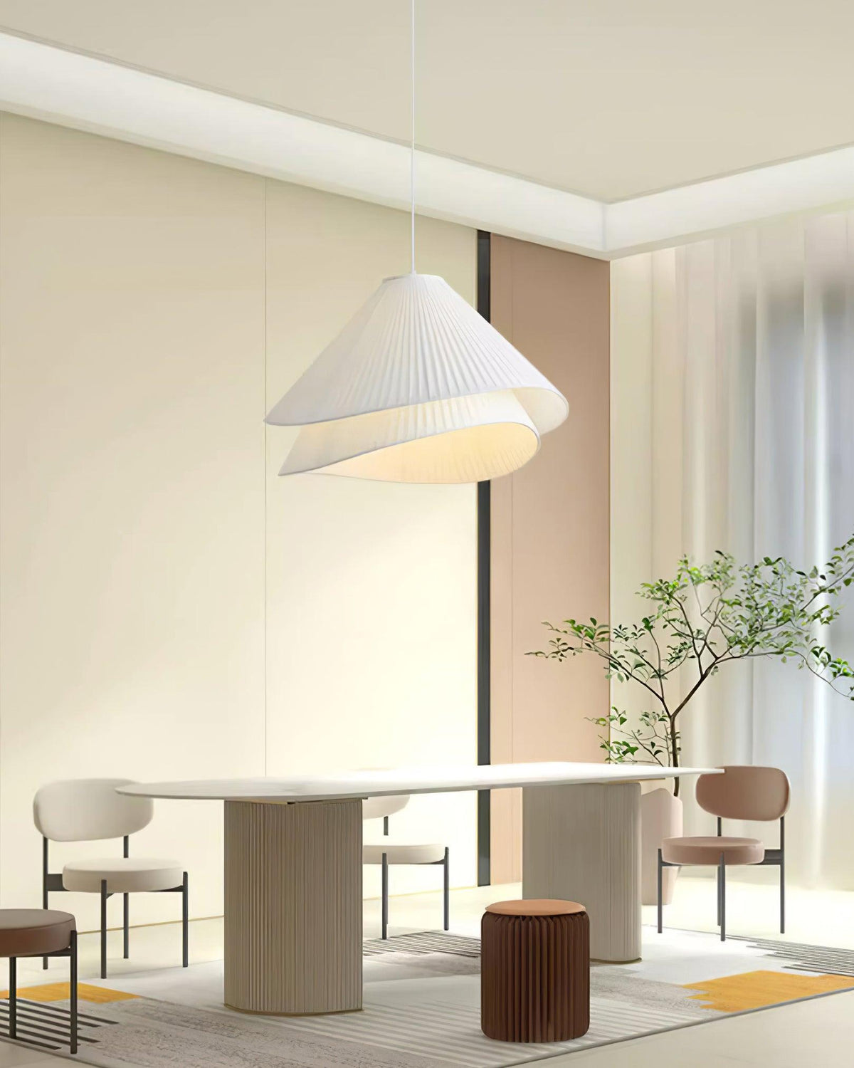 Tempo geplooide hanglamp