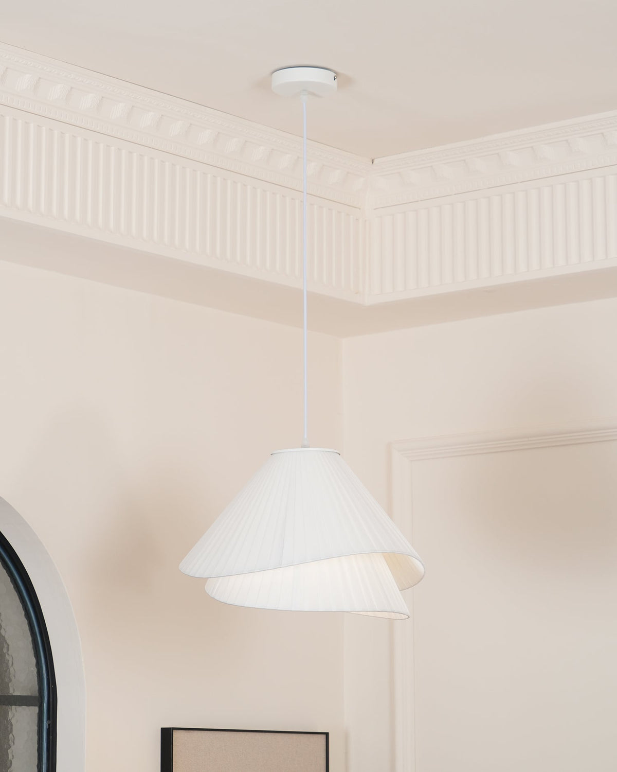 Tempo geplooide hanglamp