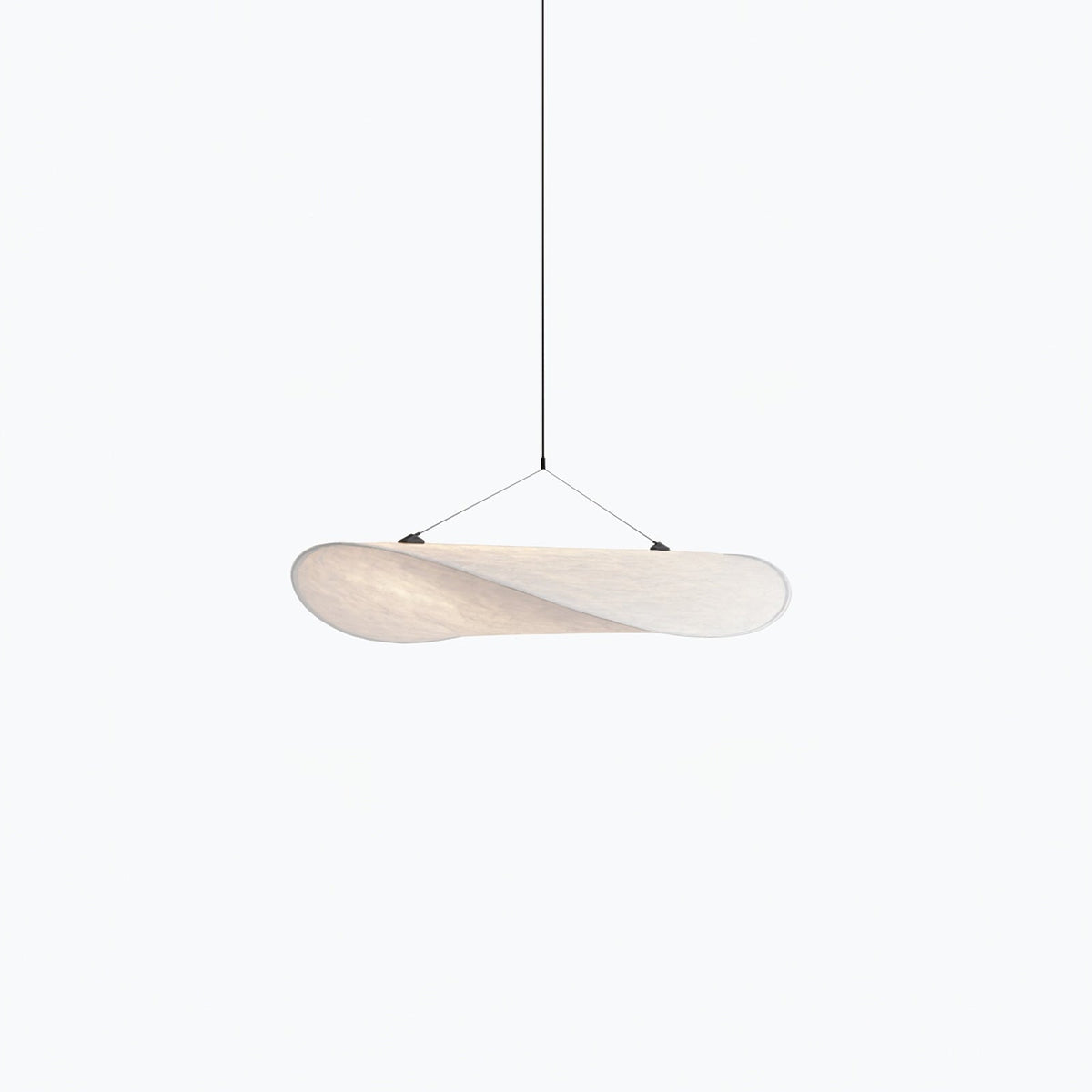 Larenol hanglamp van glas van papier en glasvezel