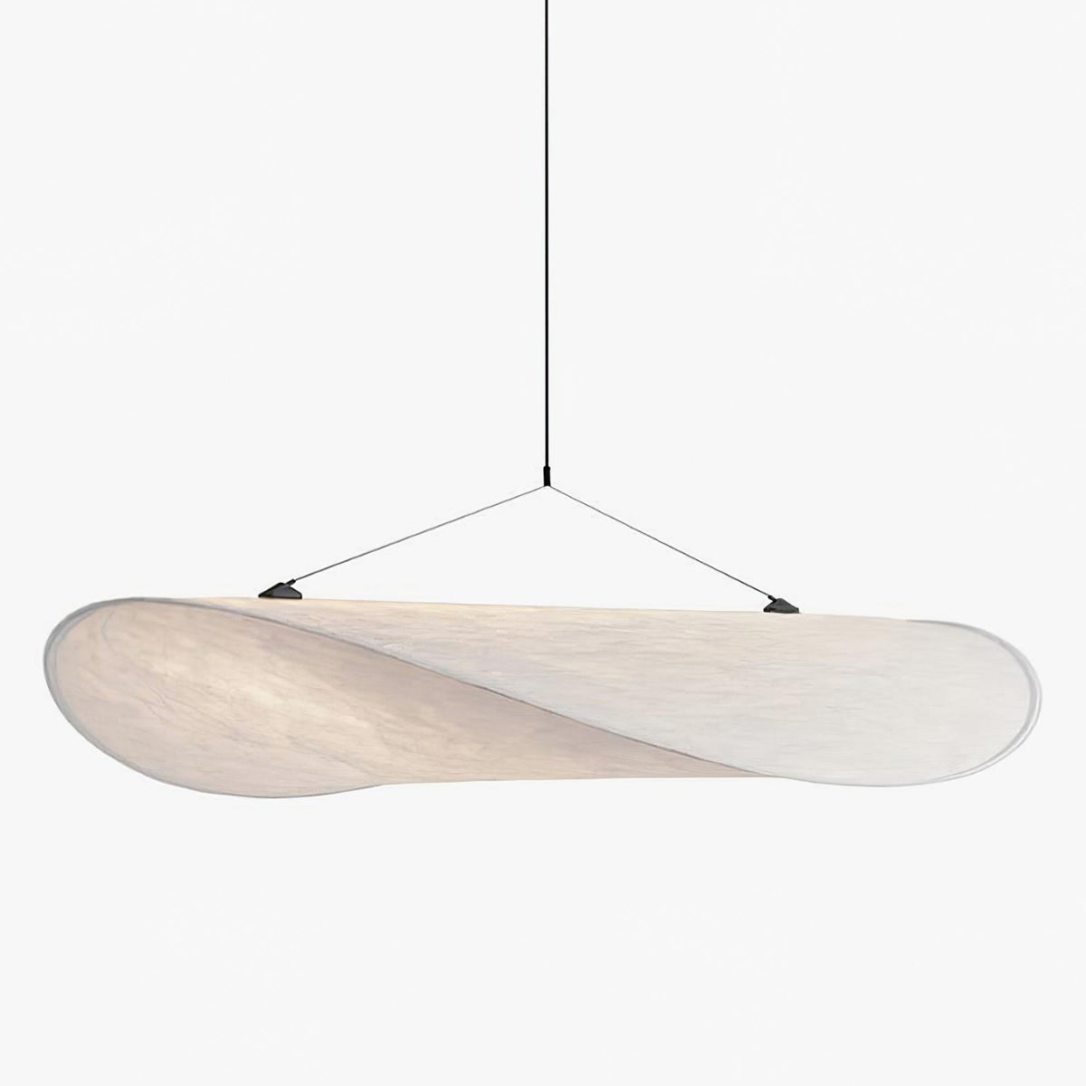Larenol hanglamp van glas van papier en glasvezel