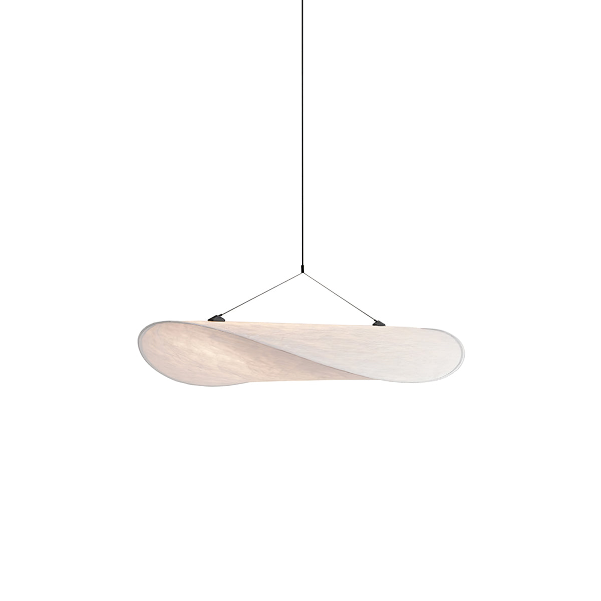 Larenol hanglamp van glas van papier en glasvezel