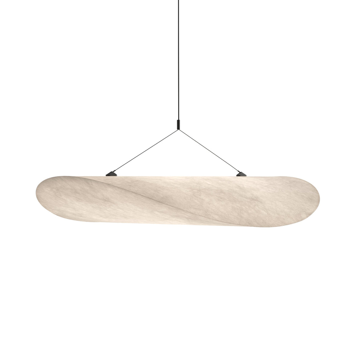 Larenol hanglamp van glas van papier en glasvezel