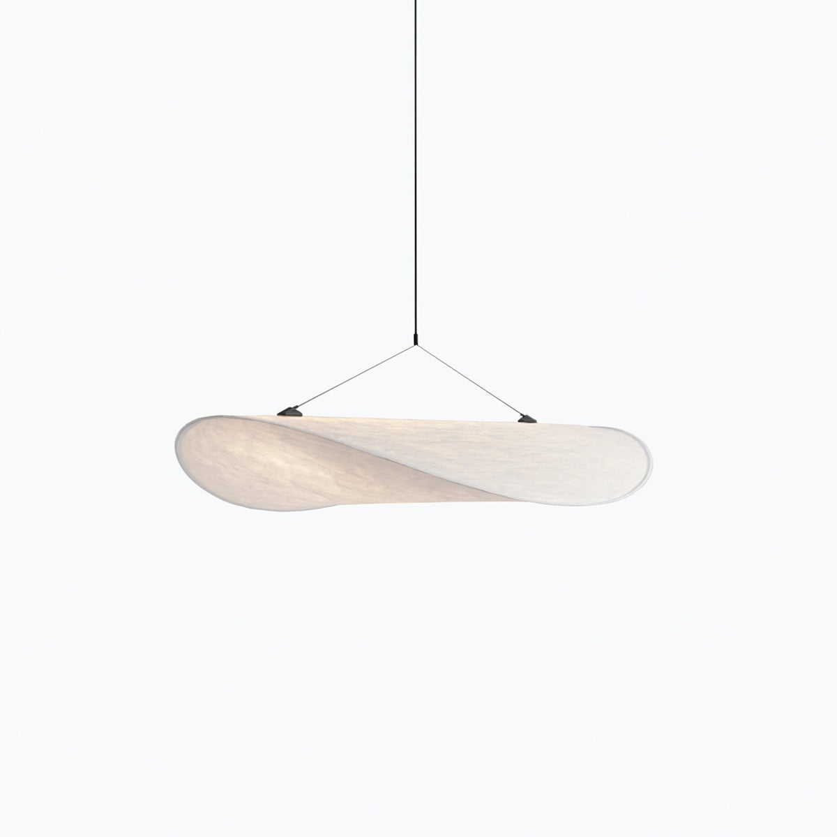 Larenol hanglamp van glas van papier en glasvezel