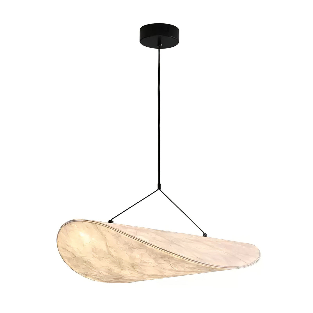 Luminette minimalistisch hanglamp van zijde