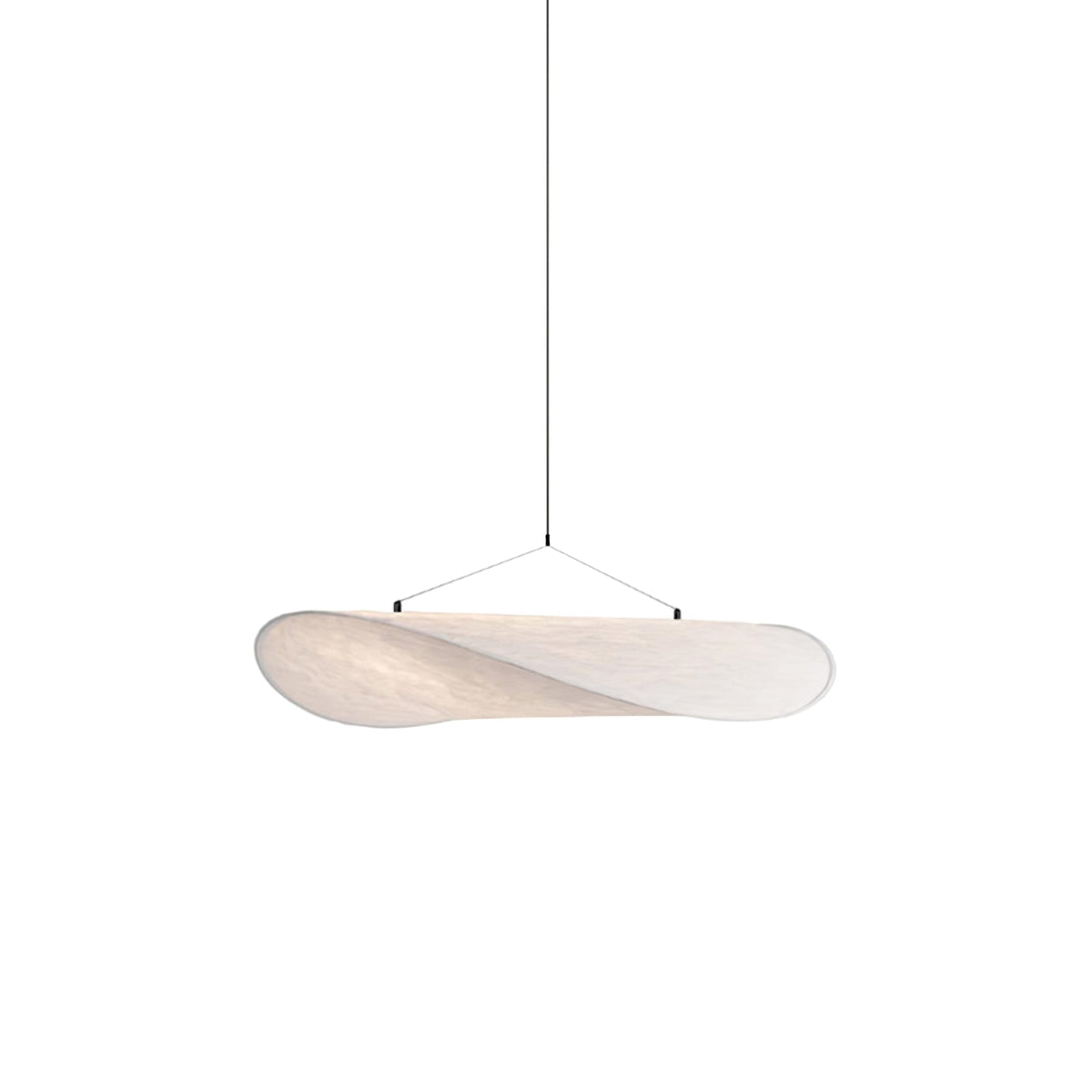 Luminette minimalistisch hanglamp van zijde