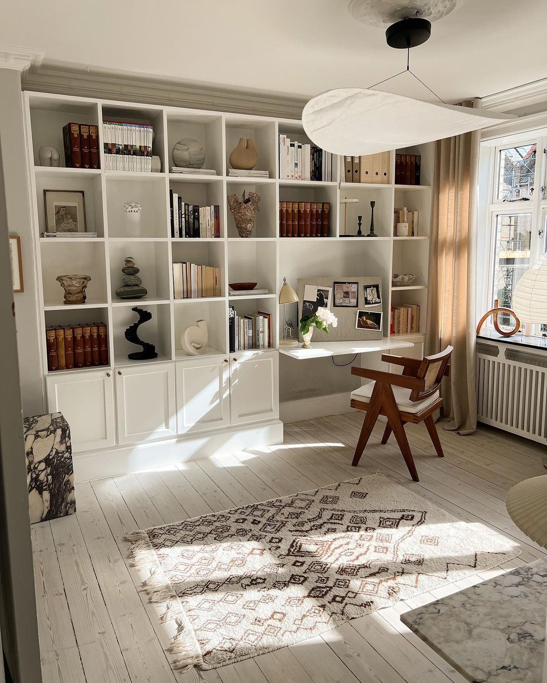 Luminette minimalistisch hanglamp van zijde