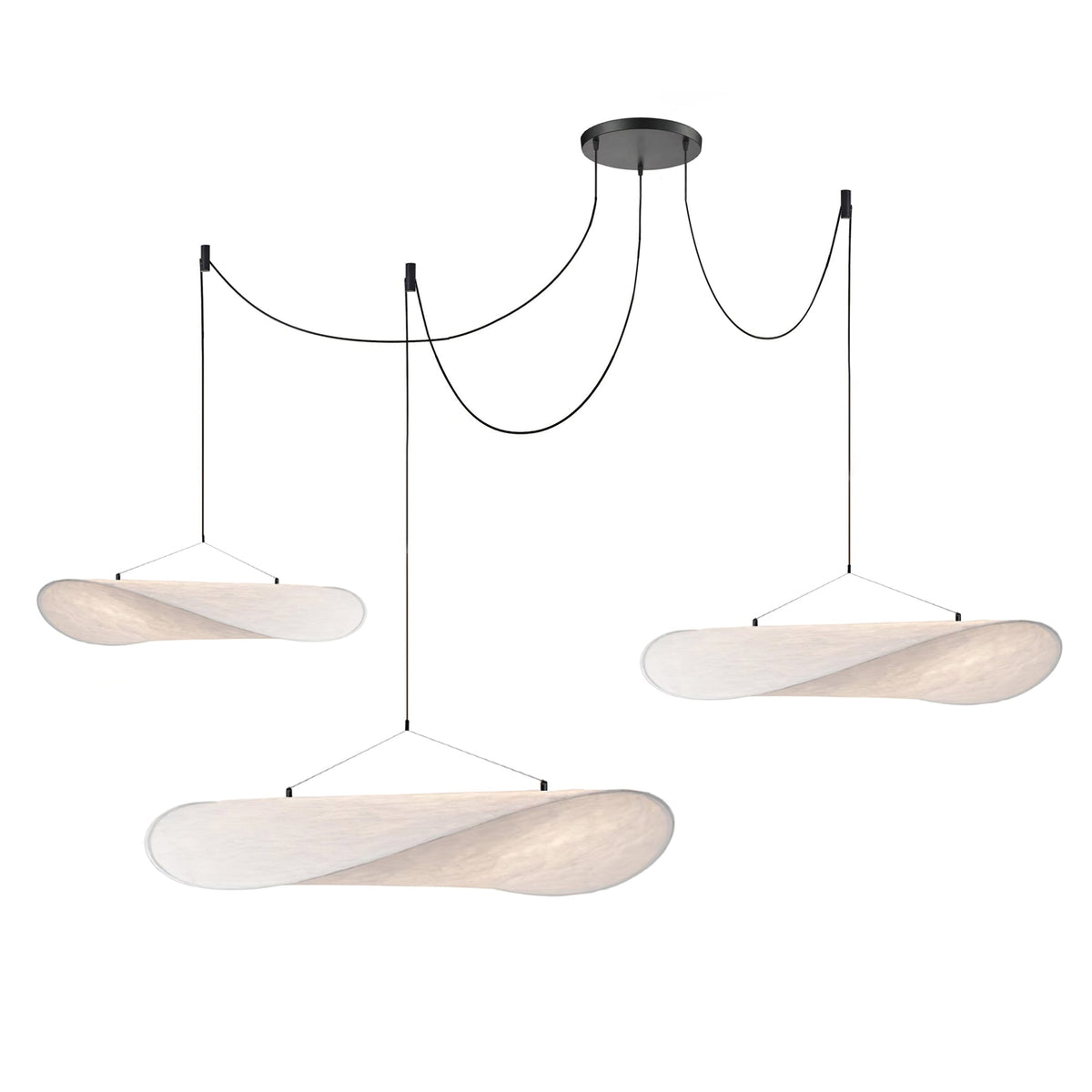 Luminette minimalistisch hanglamp van zijde