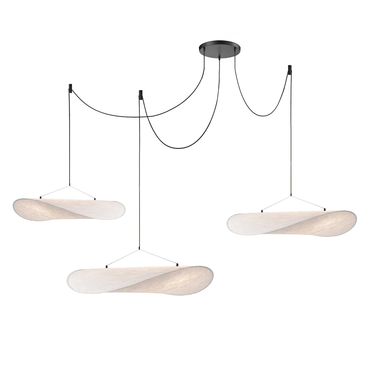 Luminette minimalistisch hanglamp van zijde