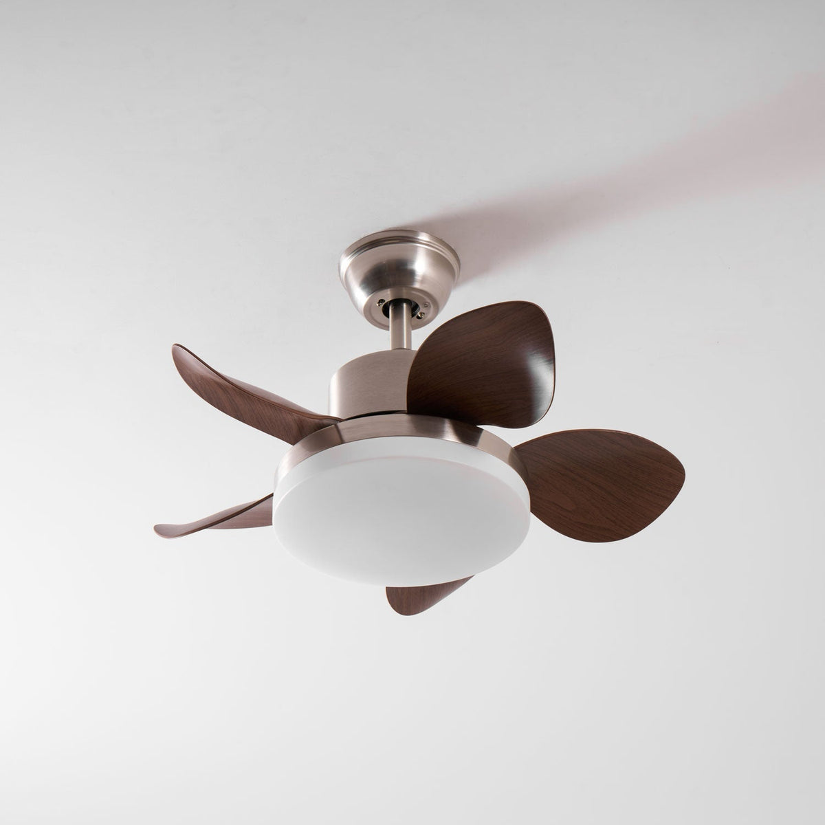 Alenya plafondventilator met verlichting van walnoothout
