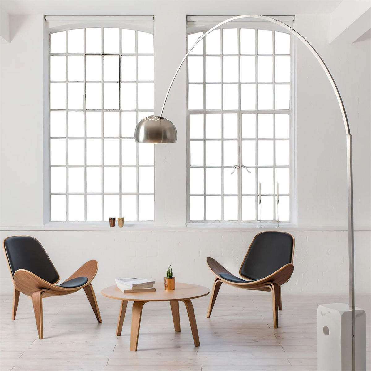 Parabola vloerlamp