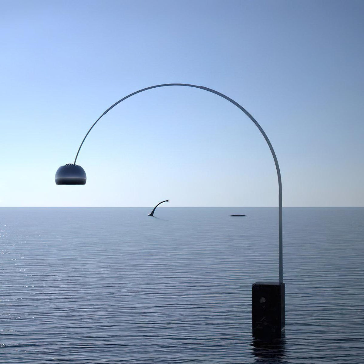 Parabola vloerlamp