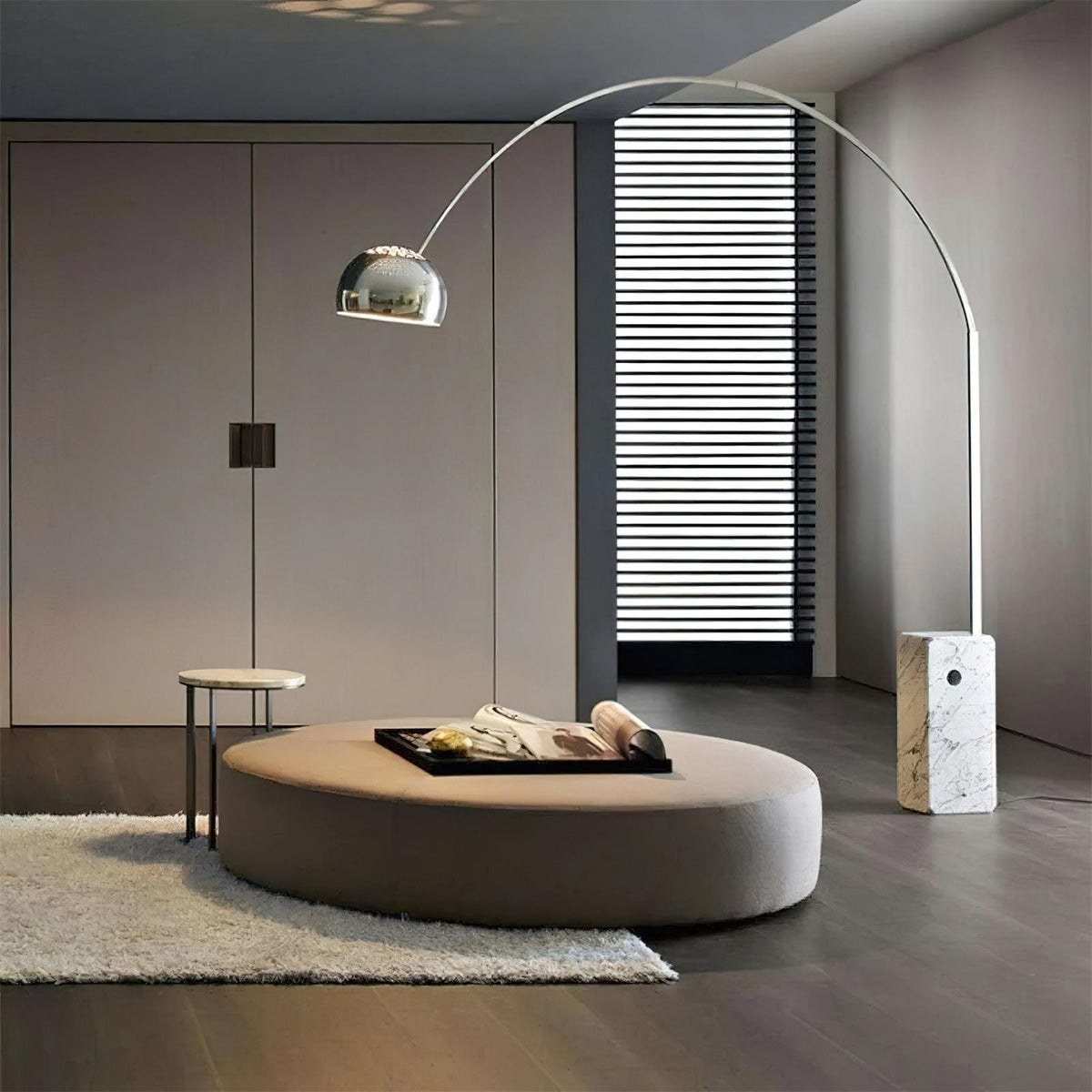Parabola vloerlamp