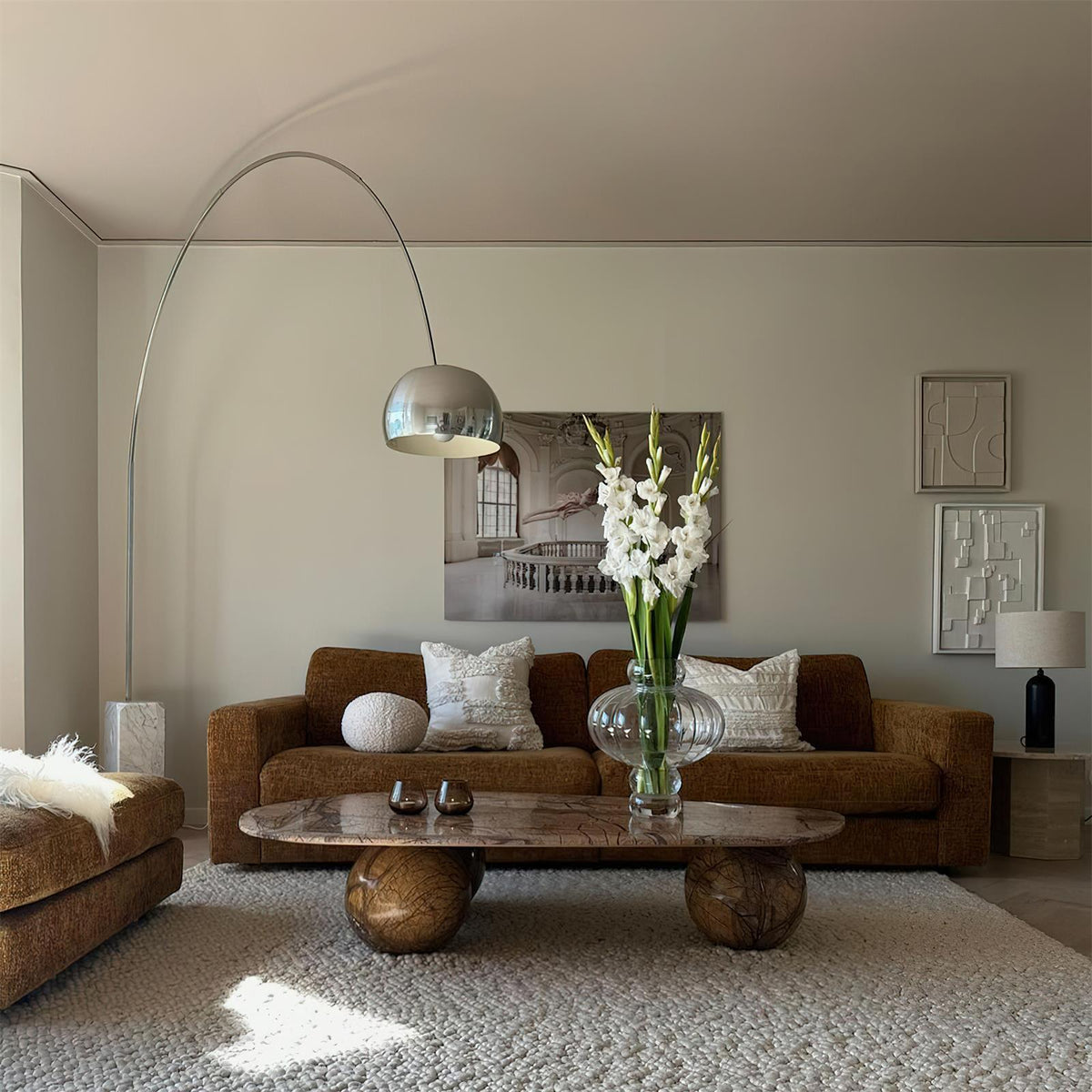 Parabola vloerlamp