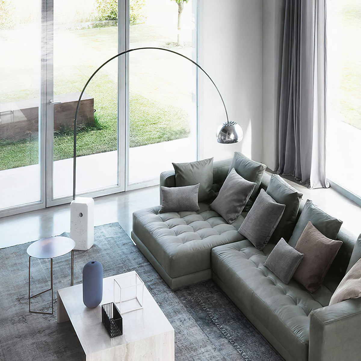 Parabola vloerlamp