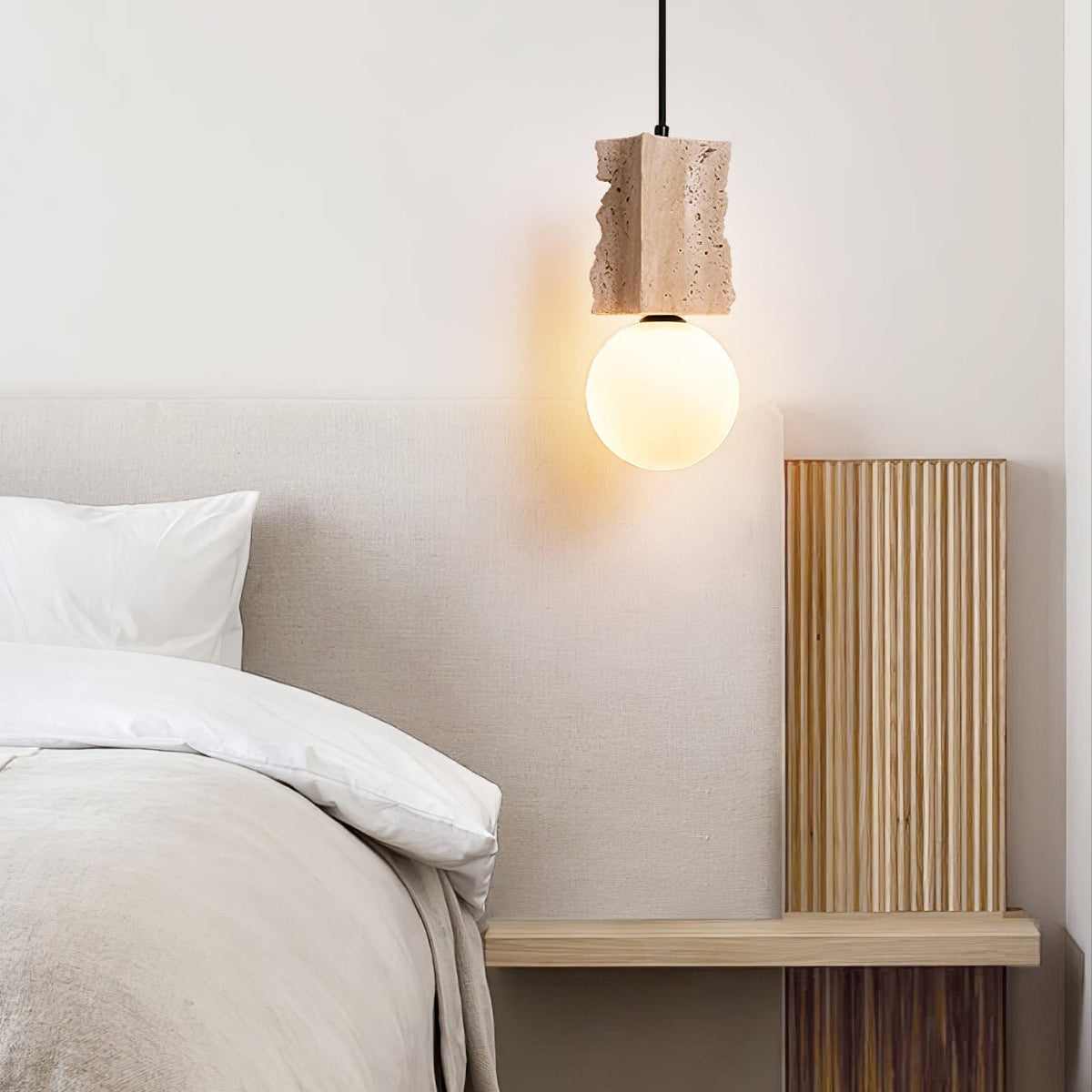 Travertin Raw Edge hanglamp