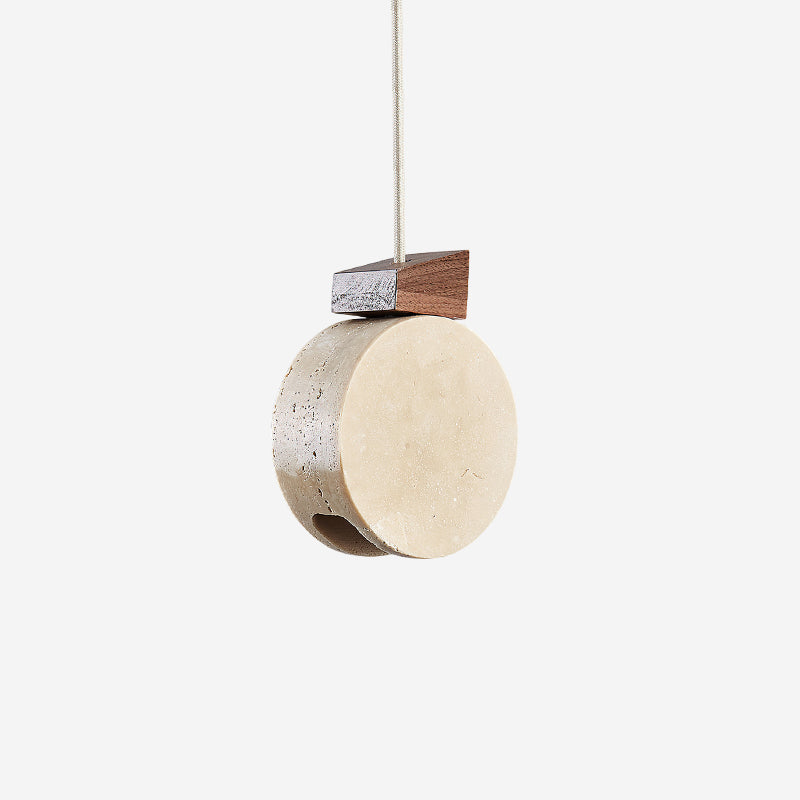 Tavaielle hanglamp geometrie travertin