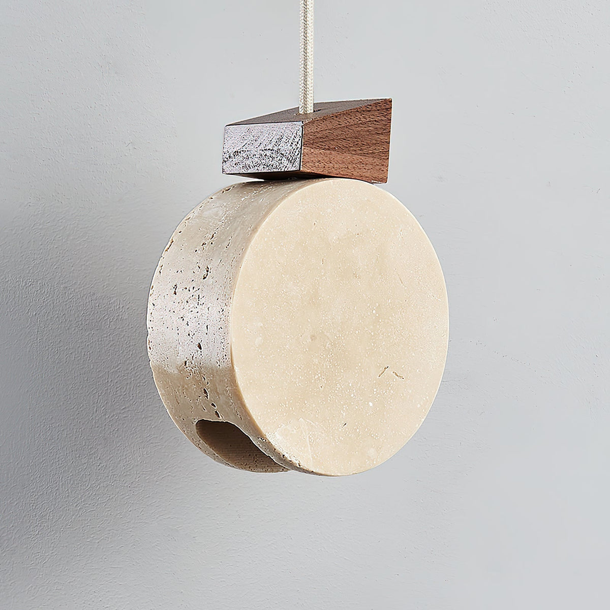 Tavaielle hanglamp geometrie travertin