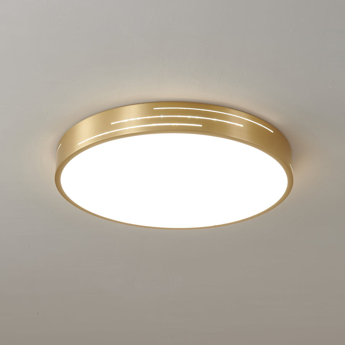 Oriuina plafondlamp messing acryl modern