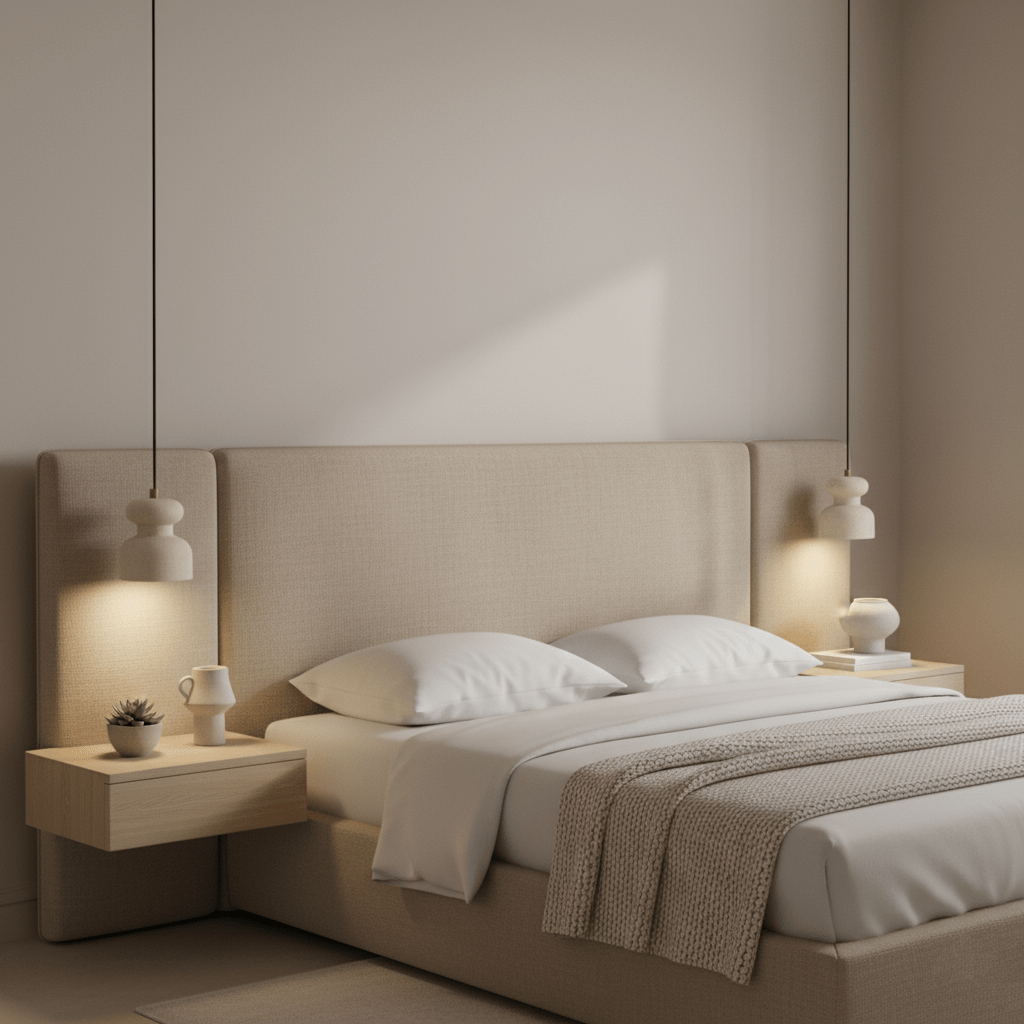 Ansel Textured travertin Gourd hanglamp